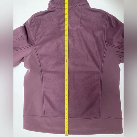 Carhartt Women’s Deep Wine Kentan Full Zip Work Jacket Sz M - Picture 3 of 13